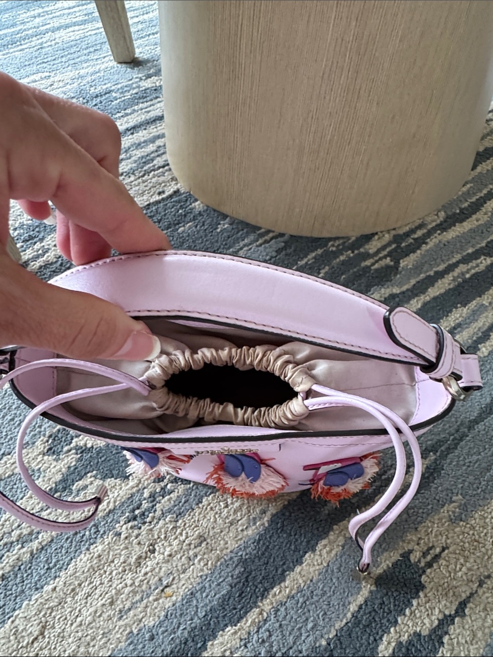 Kate Spade Flock Party Parrot small bucket bag - Picture 6 of 10